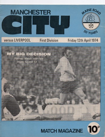 Match programme